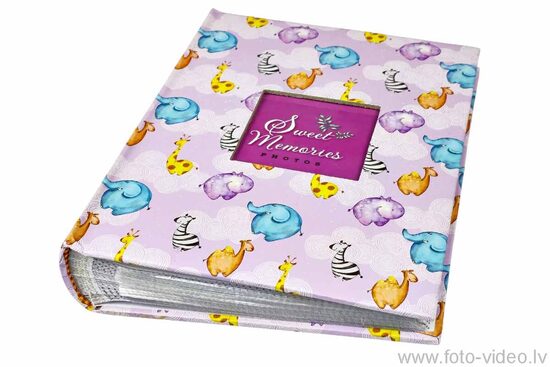 Foto albums 200 bildēm 10x15cm. B46200SB, Hippo 2